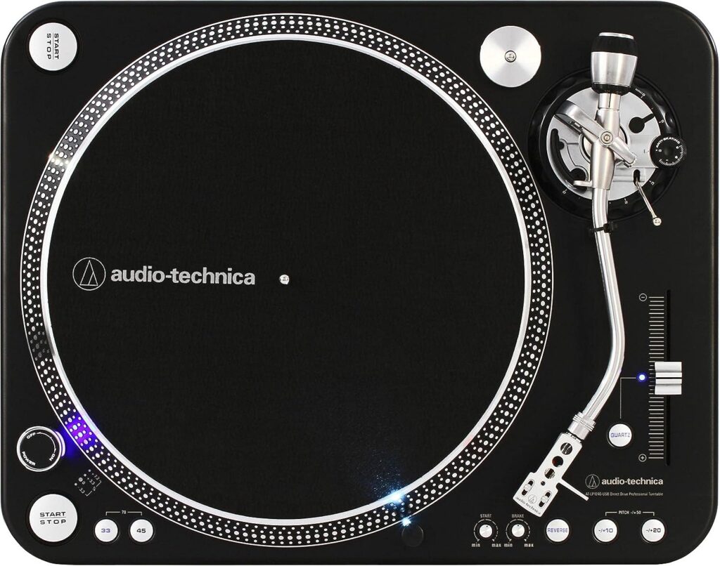 Audio-Technica AT-LP1240-USBXP Direct-Drive Professional DJ Turntable Audio-Technica AT-LP1240-USBXP Direct-Drive Professional DJ Turntable