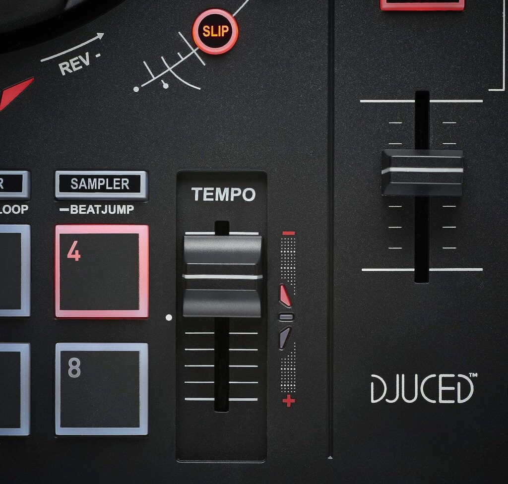 Hercules DJ Control Inpulse 300 | 2 Channel USB Controller, with Beatmatch Guide, DJ Academy and Full DJ Software DJUCED Included