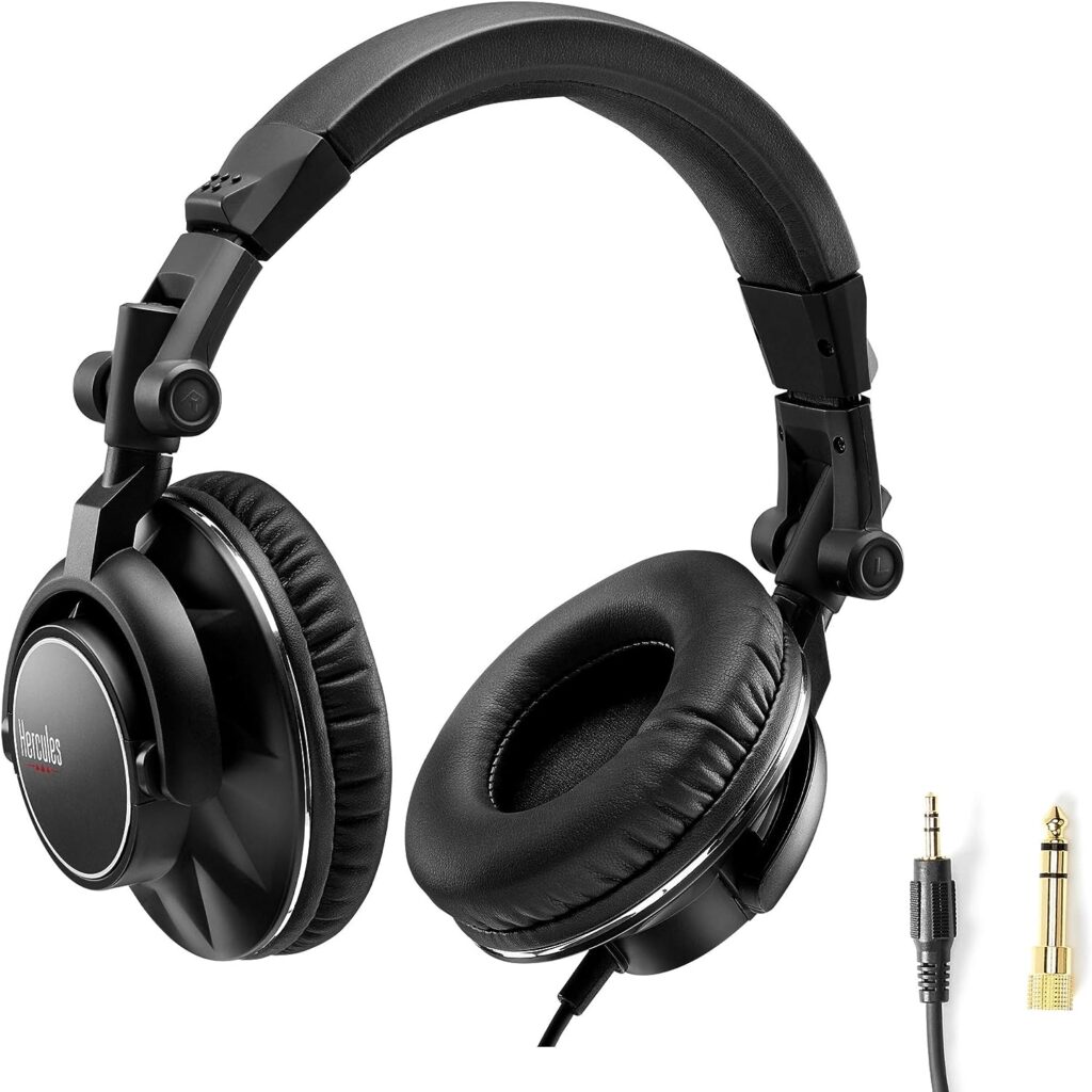 Hercules DJ HDP DJ60 Headphones,Black