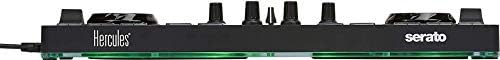 Hercules DJ Starter Kit | Starlight USB DJ Controller with Serato DJ Lite Software, 15-Watt Monitor Speakers, and Sound-Isolating Headphones