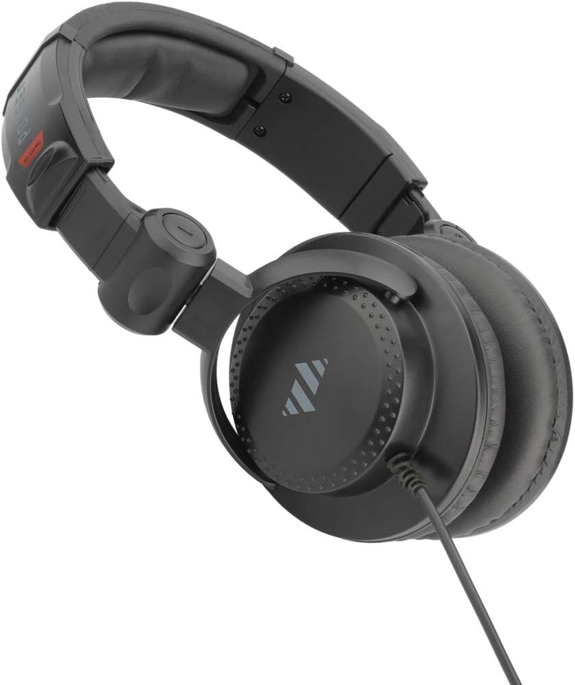 Hercules DJControl Inpulse 500 DJ Software Controller with Polsen HPC-A30-MK2 Monitor Headphones  Mini to 6 RCA Cable Bundle