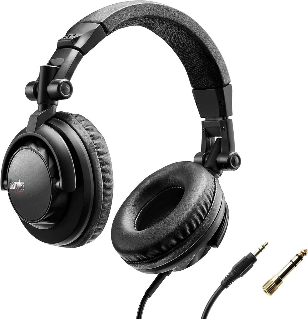 Hercules HDP DJ45 Headphone, sound isolating over ear DJ headphone