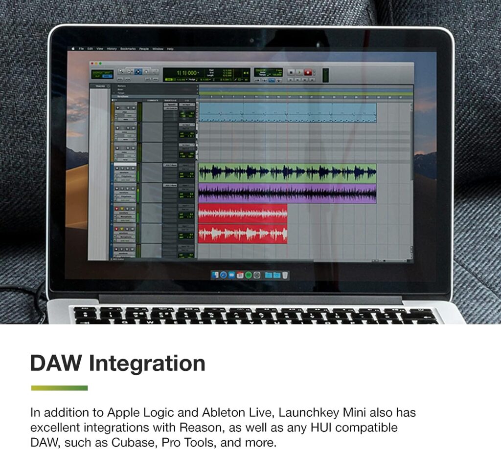 Novation Launchkey Mini [MK3] — Portable 25-Key, USB, MIDI Keyboard Controller with DAW Integration. Chord Mode, Scale Mode, and Arpeggiator — for Music Production