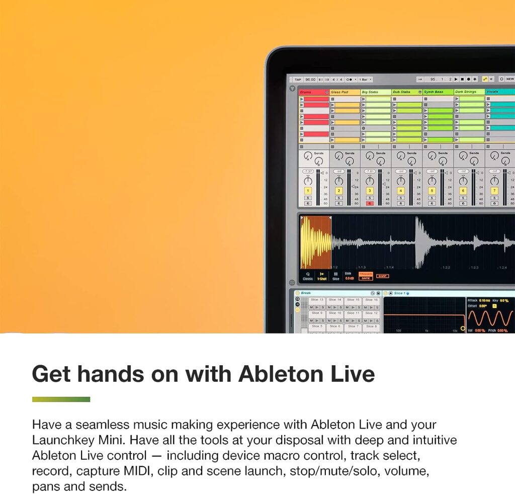 Novation Launchkey Mini [MK3] — Portable 25-Key, USB, MIDI Keyboard Controller with DAW Integration. Chord Mode, Scale Mode, and Arpeggiator — for Music Production
