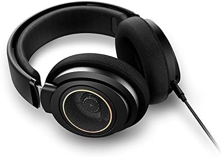 PHILIPS Over Ear Open Back Stereo Headphones Wired with Detachable Audio Jack, Studio Monitor Headphones for Recording Podcast DJ Music Piano Guitar (SHP9600)