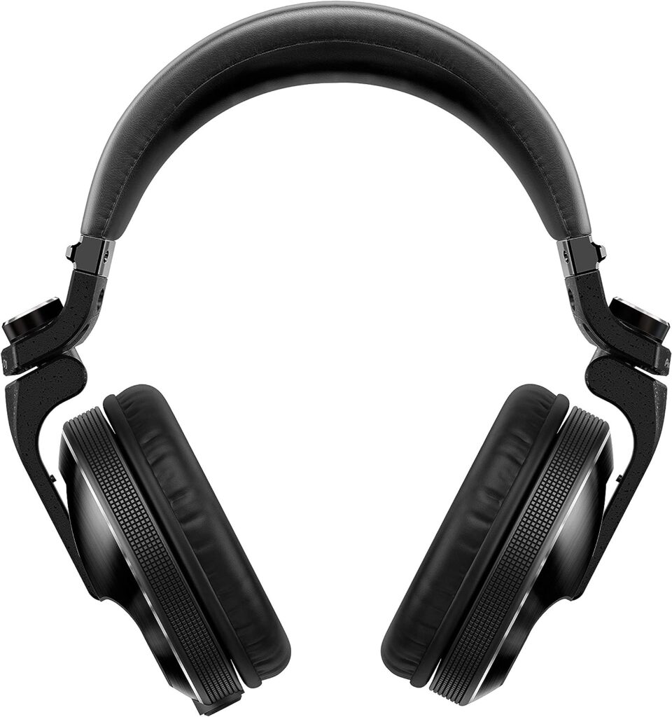 Pioneer DJ HDJ-X10-K - Closed-back Circumaural DJ Headphones with 50mm Drivers, with 5Hz-40kHz Frequency Range, Detachable Cable, and Carrying Case - Black
