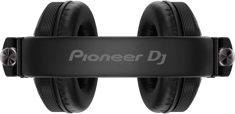 Pioneer DJ HDJ-X7-K - Closed-back Circumaural DJ Headphones with 50mm Drivers, with 5Hz-30kHz Frequency Range, Detachable Cable, and Carry Pouch - Black