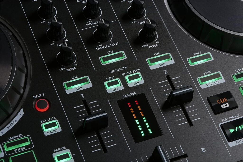 Roland Two-channel, Four-deck Serato DJ Controller with Serato DJ Pro upgrade (DJ-202)