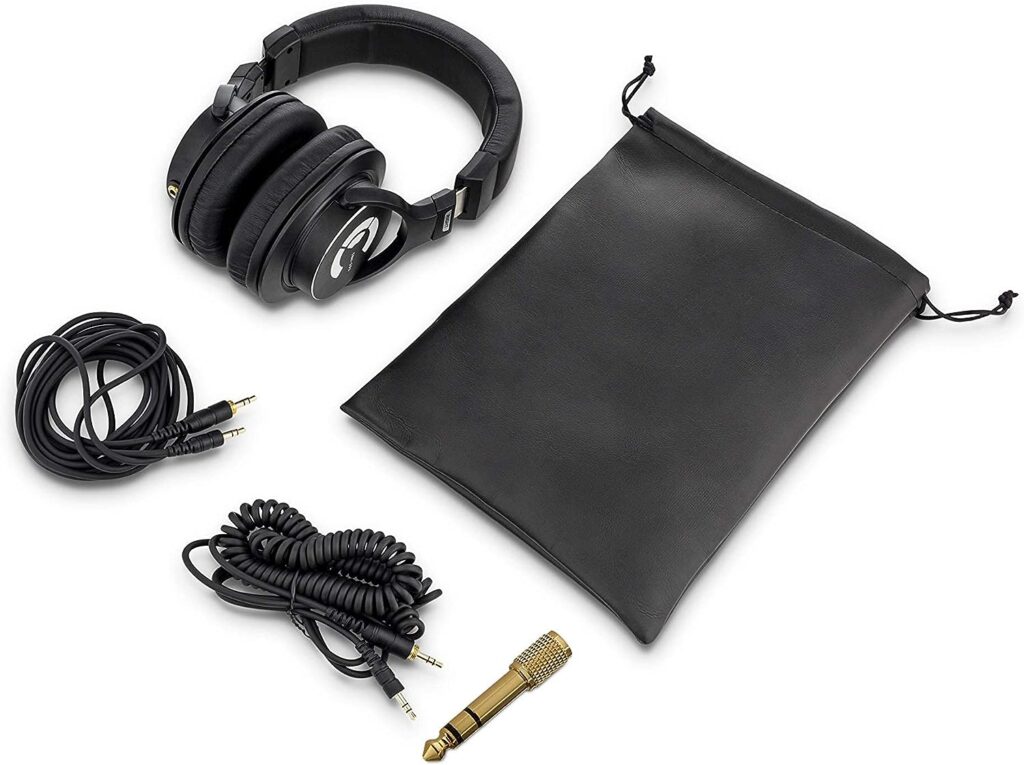 TUNICAL Over-Ear Headphones for Studio Recording Tracking Mixing Podcast Production, Digital Piano, Closed Back Comfortable DJ Earphones, Featuring 45mm Drivers and Isolating Earcups